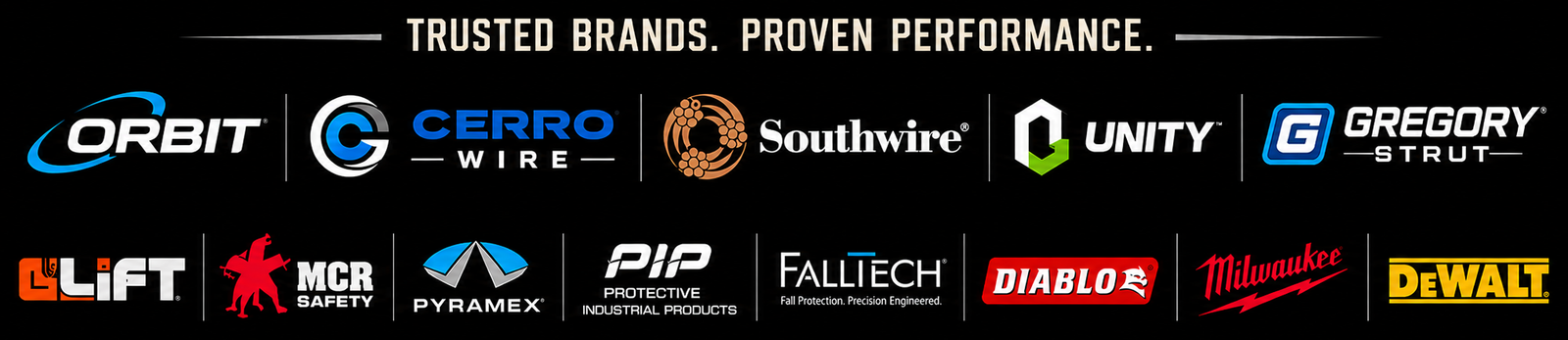Trusted Brands. Proven Performance.