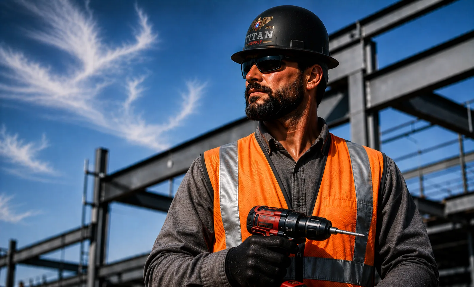 Titan worker on jobsite